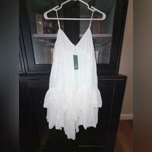 Wild Fable White Summer Lace Mini Dress